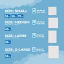 Wee Wee Pads for Dogs, Premium Puppy Pads with 6-Layer Leak-Proof Design, Disposable and Safe Dog Pee Pads, Large (24x36, Holds 9 Cups), 30 Count