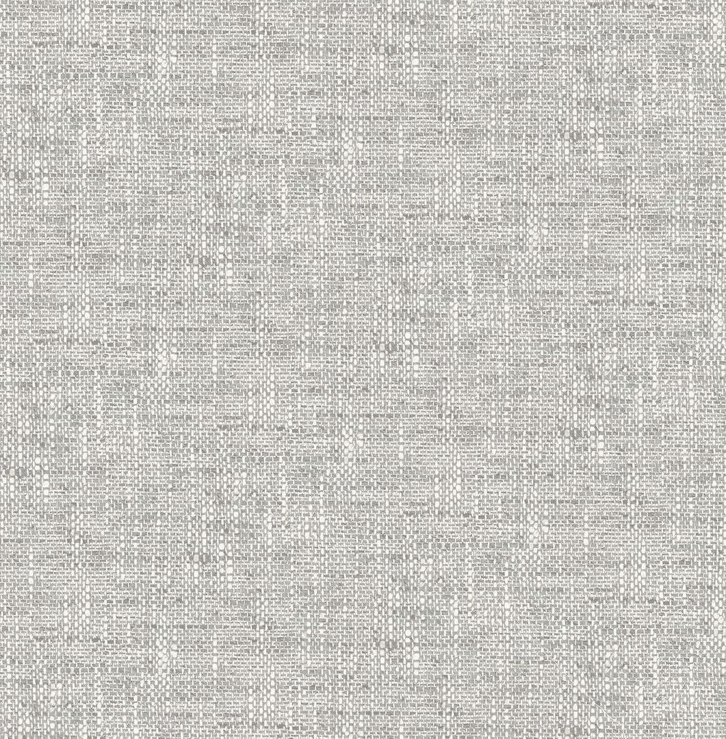 NuWallpaper Poplin Texture Peel and Stick Wallpaper, Grey, Textured Removable Wallpaper, 20.5 in x 18 ft
