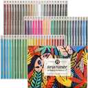 LBW Professional Watercolor Pencils for Adult Coloring Books, 72 Blendable Watecolor Pencils Set for Artists Beginners, Water Soluble Colored Pencils Wet or Dry