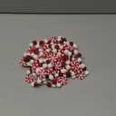 Berlune 16 Feet Christmas Candy Cane Garland Decor for Christmas Tree Red White Xmas Peppermint Ornaments Xmas Bead Ball Lollipop Wreaths Hanging Ornament for Holiday Party Fireplace Fence Home Decor