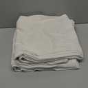 MIULEE Natural White Linen Curtains 108 Inches Long for Bedroom Living Room, Soft Thick Linen Textured Window Drapes Semi Sheer Light Filtering Rod Pocket Back Tab Cream Ivory Modern Look, 2 Panels