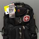 SWISSGEAR 1900 ScanSmart TSA Laptop Backpack Fits 17 Inch Laptop with RFID Protection and Tablet Pocket, Black, 19-Inch