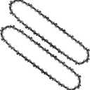 2PC 10 Inch Pole Saw Chain for Harbor Freight Atlas 59209 80V, 10" Chainsaw Chains Replacement for Atlas 59209 80V Polesaw, not fit 40V Chainsaw