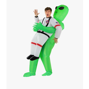 Morph Inflatable Alien Costume Adult, Blow Up Alien Abduction Costume, Halloween Costumes for Adults, One Size