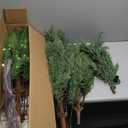 Christmas Decorations - 7.5 Ft Pre-Lit Twinkle Christmas Cypress Tree - Artificial Christmas Trees with 350 LED Lights - Xmas Holiday Decor for Indoor Home Party Living Room Office Decoration