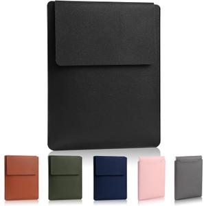 Compatible with Apple 14/13.3 inch Laptop Sleeve, Padded Case, Portable Bag - Black