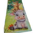 Shower Curtain, 72"x72" Washable Cloth Spring Blue Blossom Serenity Shower Curtain with 12 Shower Curtain Hooks, Fabric Colorful Romantic Style Curtain Set for Bathroom Home Decor