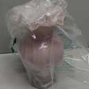 MARTAGE Large Glass Vase, Pink Vase for Flowers, Flower Vases for Bouquet, Glass Flower Vases for Living Room, Dining Table, Shelf, Wedding, Office, Coffee Table, 9.5 Inches