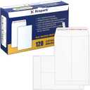 120 PCS 6x9 inches Security Catalog Envelopes Printable Self Seal Envelopes, Anti Tear White Envelopes for Invitation Cards, Pictures, Photos, Documents