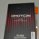 OMOTON 2 Pack Privacy Screen Protector for iPad A16 11th 10th Generation (11/10.9 inch 2025/2022), Anti-Spy Tempered Glass with Installation Tray for 11th/10th Gen-Case Friendly/Apple Pencil Support (Black)