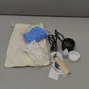 Nose Wax Kit - Travel Wax Warmer for Hair Removal with 100g Waxs, 15 Applicators, 30 Nose Hair Sticks 2 Silicone Pots, 1 Bag Constant Temperature, 15-20 Times Black - Round | Black | Mini