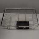 JASIWAY Dish Drying Rack in Sink, Expandable Stainless Steel Dish Drainers for Kitchen Counter, Dish Dryer Rack for Inside Sink, Over The Sink Dish Racks with Utensil Holder, Silver