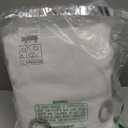 NICETOWN 100% Blackout Window Curtain Panels, Cold and Full Light Blocking Drapes with Black Liner for Nursery, 84 inches Drop Thermal Insulated Draperies (White, 2 Pieces, 52 Wide Each Panel), White 