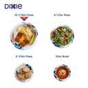 2 x Dixie Large Paper Plates, 10 Inch, 54 Count, 2X Stronger*, Microwave-Safe, Soak-Proof, Cut Resistant, Disposable Plates For Everyday Breakfast, Lunch, & Dinner Meals