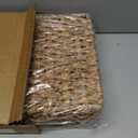 Decorative Box with Lid, Wicker Storage Basket, Water Hyacinth Woven Decorative box for Shelf, Coffee Table, Console Table, Home Decor (Large)