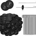 300 Sets Critter Guard Fasteners Clips for Solar Panel, Solar Panel Bird Guard Fasteners Clips for Attaching to Wire Mesh, Stainless Steel Solar Clips for Squirrel Proof Bird Fence