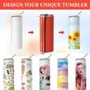 3 PCS 3D Sublimation Silicone Tumbler Mug Wrap with 1 Pair Gloves,11 oz, 15 oz, 20 oz Heat Press Mug Clamps Silicone Cup Clamp Cup Transfer Mug Wrap Fixture for Printing