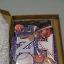 Riyiper 4 Pcs Baseball 1st Birthday Table Decorations One Letter Sign Baseball Wooden Table Centerpiece Rookie of The Year First Centerpiece for Boys One Year Old Birthday Baby Shower Photo Props