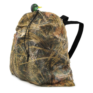 Mesh Decoy Bags, Green/Camo Duck Decoy Bag for Goose/Turkey/Waterfowl/Pigeon, Light Weight Carrying Storage Backpack for Hunting, 2 pct