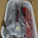 HECASA LED Pair Tail Lights Compatible with 1986-1997 Nissan Hardbody Rear Brake Tail Lamps Assembly Taillights Driver & Passenger Side (Red Lens+Clear Lens)