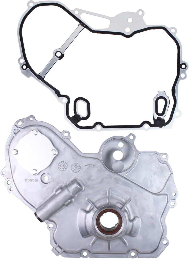 Oil Pump with Timing Cover Gasket set for Buick LaCrosse Regal for Chevy Equinox 2010-2017 Malibu 2004-2014 for Pontiac Solstice 2006-2009 for Saturn Vue 2002-2010