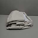 H.VERSAILTEX Linen Curtains 100% Blackout Curtains for Bedroom 108 inch Long Full Light Blocking Nature Linen Blended Window Curtains for Living Room Nickel Grommet (2 Panels, Heathered Natural)