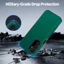 for Samsung Galaxy A16 5G Case Dual Layer Protective A16 5G Phone Case Heavy Duty Protection [Anti-Scratch] [Anti-Fingerprint] Non-Slip Shockproof Case for Samsung Galaxy A16 5G Case Dark Green