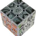 Rubiks Cube, Disney 100th Anniversary Metallic Platinum 3x3 Cube, Disney Toy, Problem-Solving Brain Teaser, Classic Color-Matching Puzzle, Fidget Toy, Sensory Puzzle for Ages 8 & Up