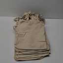 Simpli-Magic Canvas Tote Bags, 13"x15", Natural,15 pack