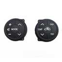 1Pair Steering Wheel Switch Buttons Controls Rubber Fit for Toyota Prius 2009-2015, for Prius C 2012 2013 2014 2015 2016 2017 (Not fit for 2011 Toyota Prius)