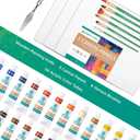 Norberg & Linden Acrylic Paint Set - Canvas and Acrylic Paint Sets for Adults, Teens, Kids - Includes 24 Vivid Colors, 3 Painting Canvas Panels, 6 Assorted Brushes & 1 Paint Knife (Multicolor)