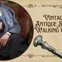 Stainless Steel Walking Stick Cane with Silver Brass Handle | Vintage Luxury Designer Walking Cane for Men & Women | Strong Support Hiking & Mobility Stick for Elders