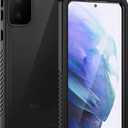 Lanhiem for Samsung Galaxy S21 Case, IP68 Waterproof Dustproof Case with Built-in Screen Protector, Rugged Full Body Shockproof Protective Phone Cover for Galaxy S21 5G 6.2 Inch, Black