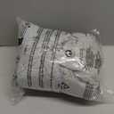 Tufted Dot Bed Skirt King Size Ruffled Bed Skirt with Split Corners, 14 Inch Drop Dust Ruffle Bed Skirts with Platform, Light Grey