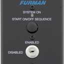 Furman RS-2 Remote System Control of Furman Power Sequencers, Keyswitch Panel, Maintained or Momentary Contact On/Off Sequence