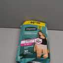 Depend Fresh Protection Adult Diapers, Incontinence Underwear for Women, Disposable, Maximum, Medium, Blush, 30 Count