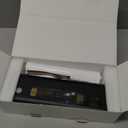 Portable Printer Wireless for Travel  Inkless Thermal Printer, Supports 8.5x11 Inch Thermal Paper, Bluetooth Compatible with iOS/Android/Laptop, Includes 2 Rolls + 10 Sheets Paper Kit (black)