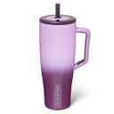 BrüMate Era 40 oz Tumbler with Handle and Straw | 100% Leakproof Insulated Water Bottle Tumbler with Lid & Flexible SoftSip Straw | Made of Stainless Steel | Cup Holder Friendly | 40oz (Violet Crush)