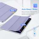 ProCase Cover for iPad Pro 11 Inch Case 2022/2021/2020/2018, Slim Stand Hard Back Shell Smart Cover for iPad Pro 11 Inch 4th Gen 2022 / 3rd Gen 2021/ 2nd Gen 2020 / 1st Gen 2018-Lightpurple