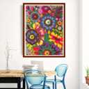 Redxing Stamped Cross Stitch Kits Embroidery kit for Beginners Adults Full Range of Embroidery Patterns Starter Kits DIY Printed Cross Stitch Kits Needlepoint Kits 11CT-Magic Flower 15.7x19.7 inch (Style 28)