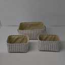 Cotton   Organizer Pack Of 3 (13x9, 9x6)