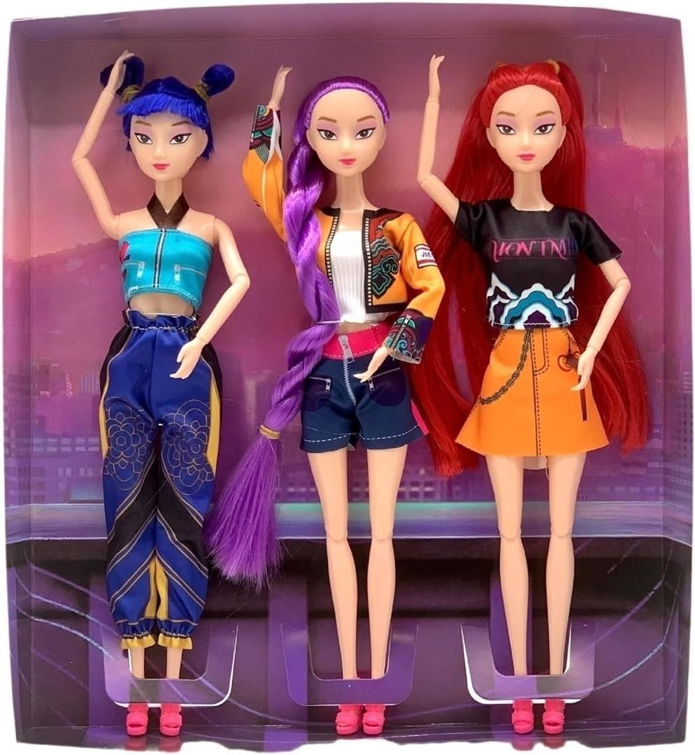 Kpop Demon Toys, Anime Hunters Figure Merch Doll Cute K-Pop Toy Accessories for Home Bedroom Party Decoration