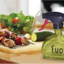 Evo Glass Oil Sprayer, Non-Aerosol For Olive Oil, Cooking Oils And Vinegars, Green, 6-Ounce Capacity, For Grilling, Roasting, Air Frying, Baking And Salad Prep
