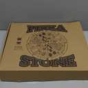 Pizza Stone 5 PCS Set, 15 x 12" Large Rectangle Pizza Stone Set for Oven and Grill with Metal Pizza Peels & Cutter Rocker, 0.6'' Thickened Stone Pizza Pan, Baking Stone for Pizza, Bread