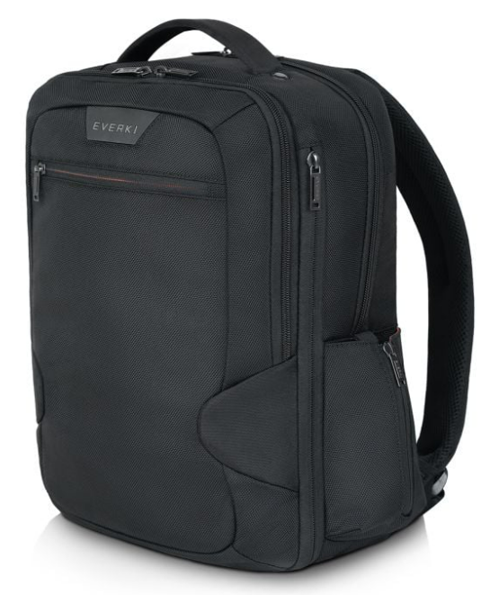 Everki ECO Studio Expandable Laptop Backpack (EKP118E-ECO) with Black Rain Cover - 15" Compartment, 26L Capacity - Expandable Backpack & Rain Cover Bundle