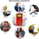 Gameboy Case for iPhone 16 Plus Only,Handheld Retro 168 Classic Games,Color Video Display Game Case for iPhone,Anti-Scratch Shockproof Phone Cover for iPhone Red