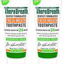 TheraBreath Fresh Breath Dentist Formulated Fluoride Free Toothpaste, Mild Mint, 4 Ounce (Pack of 2), Multi