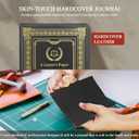 Lawyer Gift for Women,Journal for Women,A5 Hardcover Leather Journal - 200 Pages Premium Paper Notebook,Lawyer Journal Notebook for School, Work (Lawyer Black)