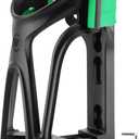 ROCKBROS Motorcycle Water Bottle Holder Bike Cup Holder - Bottle Size Adjustable for Handlebar & Frame for 2.3-3.74" Diameter Bottles,Bike Green