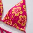 SUUKSESS Women Halter String Two Piece Bikini Sets Reversible Thong Swimsuit (M)
